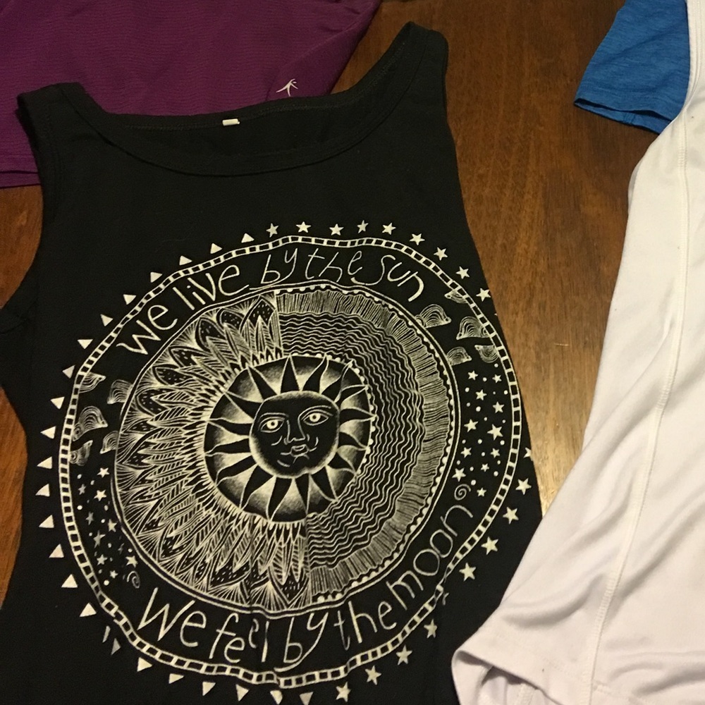 “We Live By The Sun” Tank